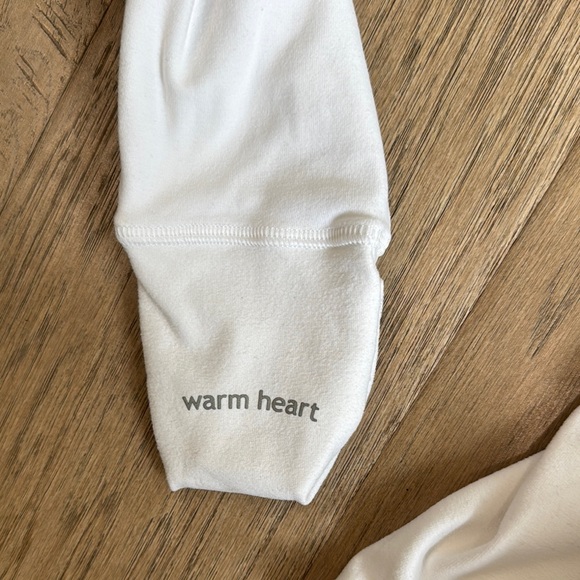 Lululemon Fluff Off Pullover Stained Glass Love White Neutral Blush Size 8 - Picture 11 of 16